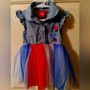 Disney Junior Minnie Mouse Infant Girl's Dress - Size: 18 Months